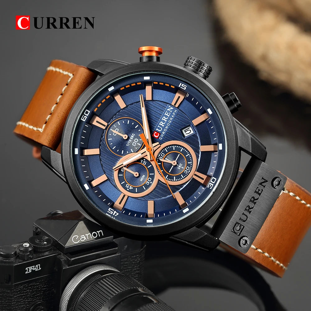 Top Brand Luxury CURREN Fashion - VILA DE LUXE