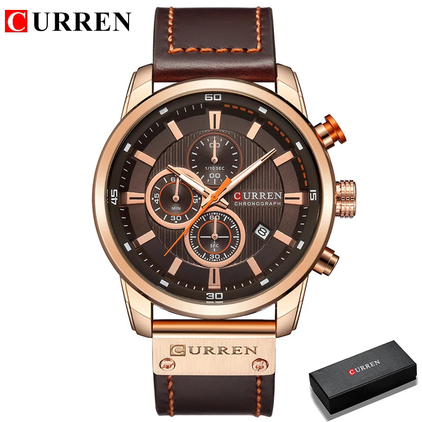 Top Brand Luxury CURREN Fashion - VILA DE LUXE