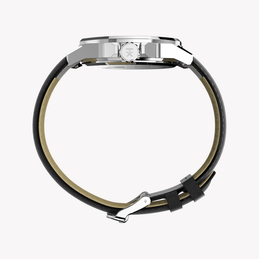 TIMEX Men's Quartz Watch, Silver/Black | TW2W92900-1