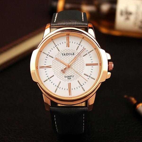 Rose Gold Quartz Watch - VILA DE LUXE