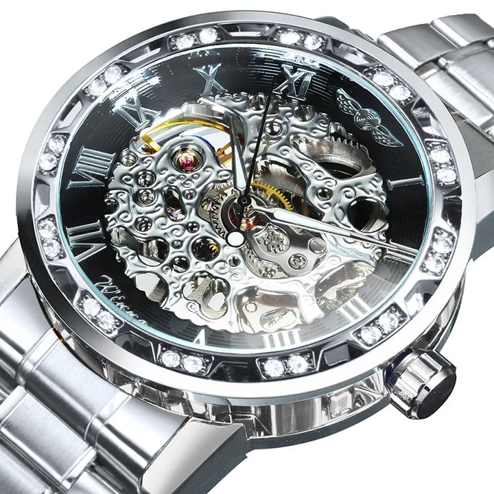 WINNER Transparent Skeleton Mechanical Watch - VILA DE LUXE