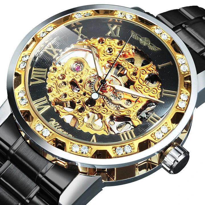 WINNER Transparent Skeleton Mechanical Watch - VILA DE LUXE