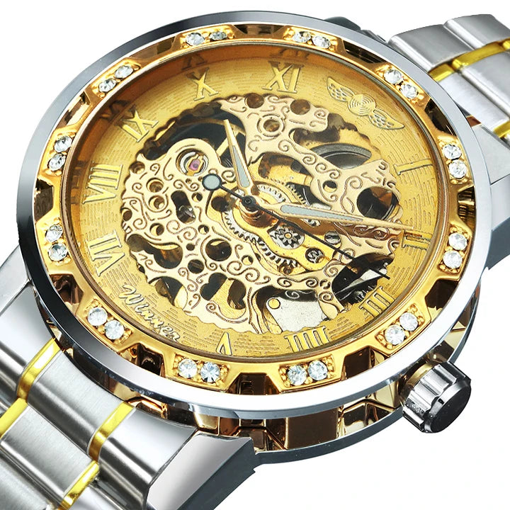 WINNER Transparent Skeleton Mechanical Watch - VILA DE LUXE