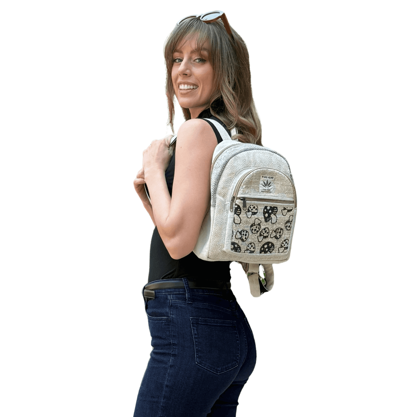 Kathmandu Collection Mini Hemp Mushroom Backpack - VILA DE LUXE