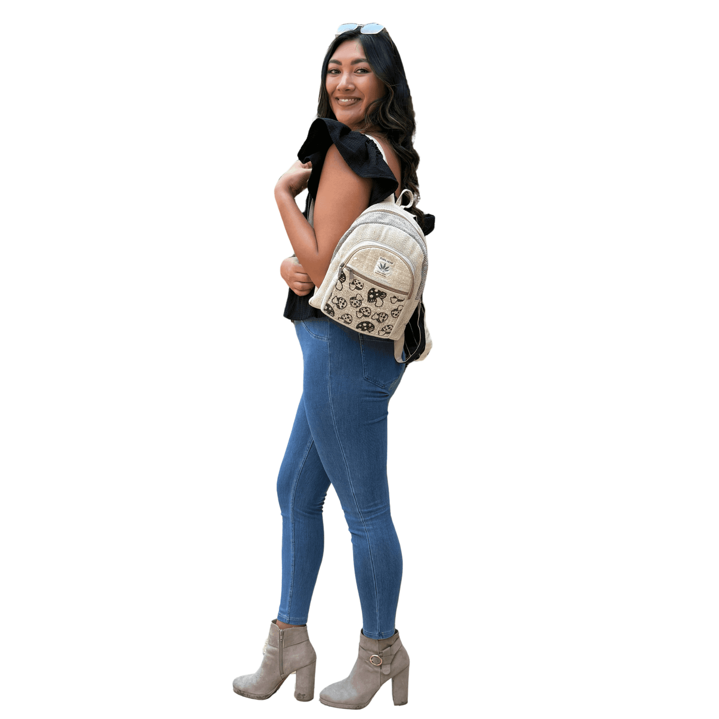 Kathmandu Collection Mini Hemp Mushroom Backpack - VILA DE LUXE