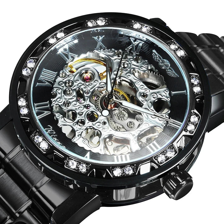 WINNER Transparent Skeleton Mechanical Watch - VILA DE LUXE