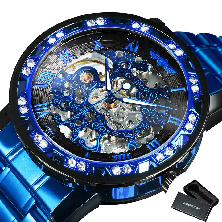 WINNER Transparent Skeleton Mechanical Watch - VILA DE LUXE