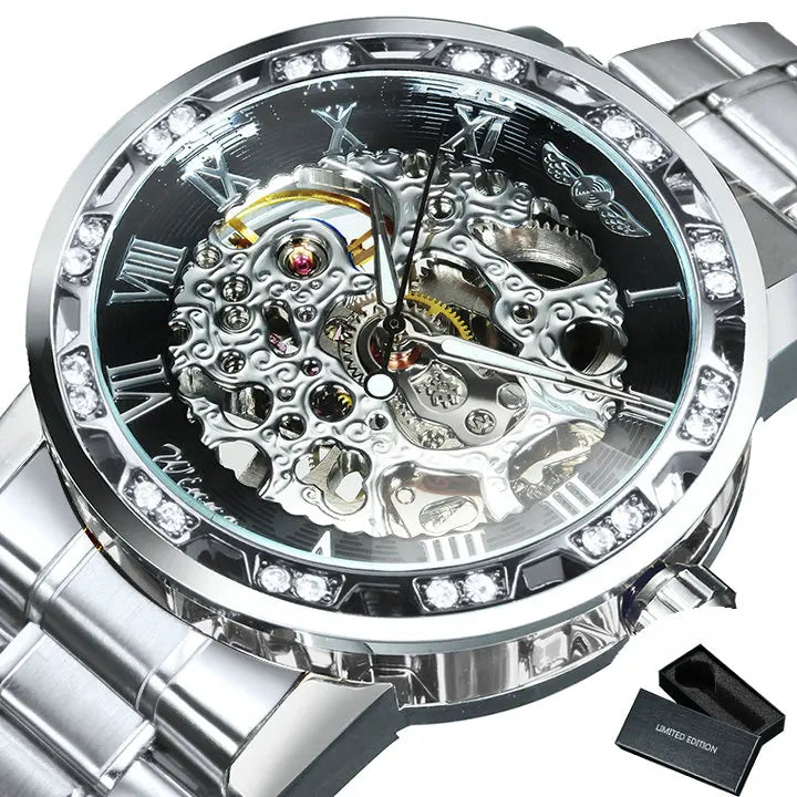 WINNER Transparent Skeleton Mechanical Watch - VILA DE LUXE