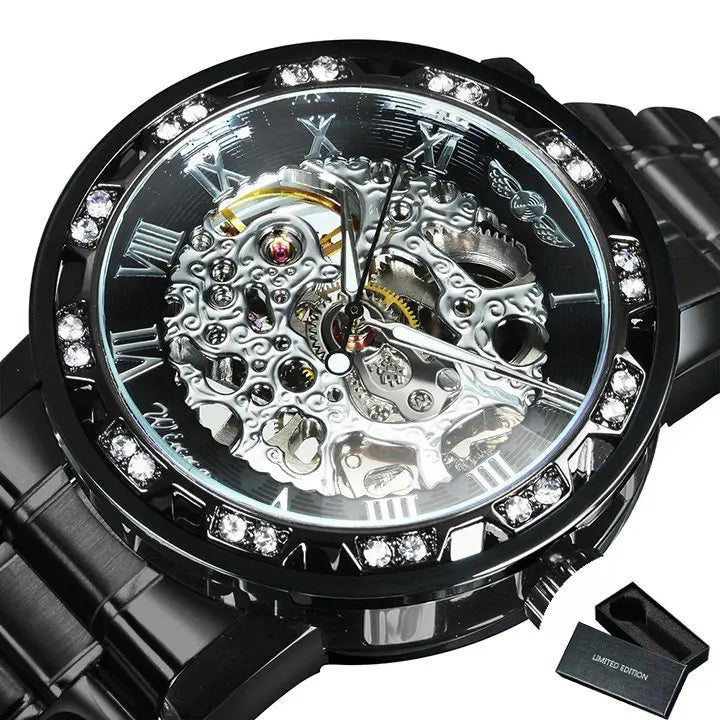 WINNER Transparent Skeleton Mechanical Watch - VILA DE LUXE
