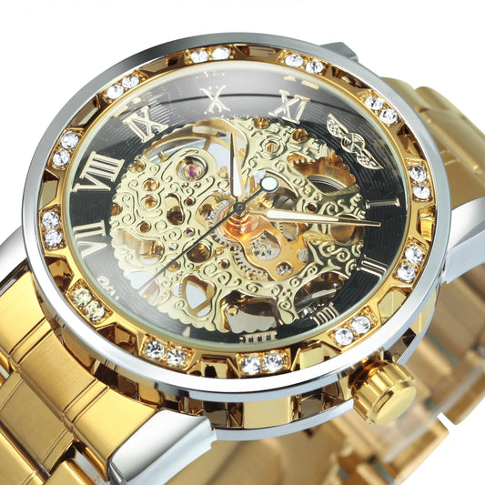 WINNER Transparent Skeleton Mechanical Watch - VILA DE LUXE