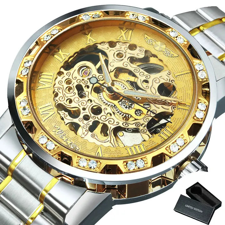 WINNER Transparent Skeleton Mechanical Watch - VILA DE LUXE