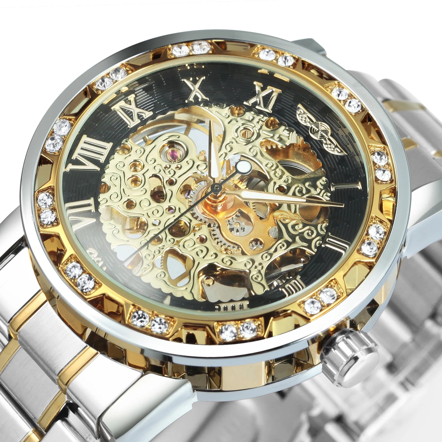 WINNER Transparent Skeleton Mechanical Watch - VILA DE LUXE