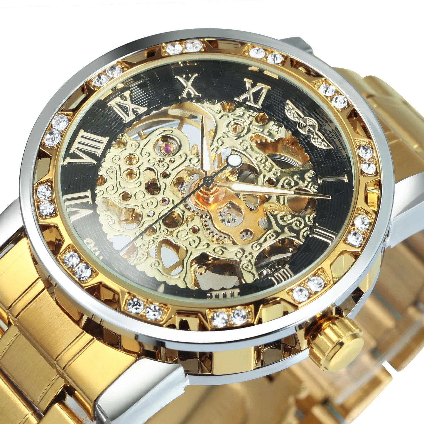 WINNER Transparent Skeleton Mechanical Watch - VILA DE LUXE