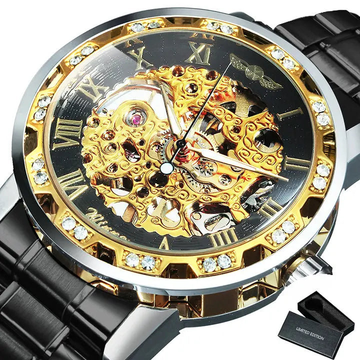 WINNER Transparent Skeleton Mechanical Watch - VILA DE LUXE