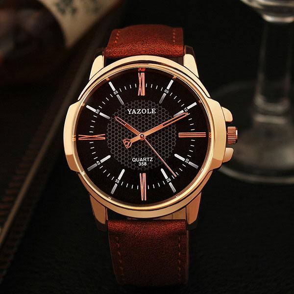Rose Gold Quartz Watch - VILA DE LUXE
