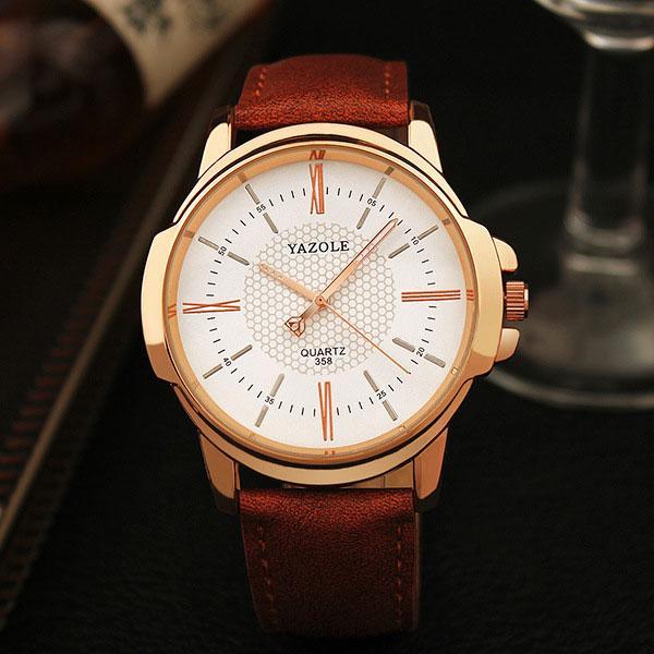 Rose Gold Quartz Watch - VILA DE LUXE